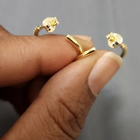 Sophie Moissanite S925 Hoop Earrings With GRA And Dust Bag - Picture 5 of 8